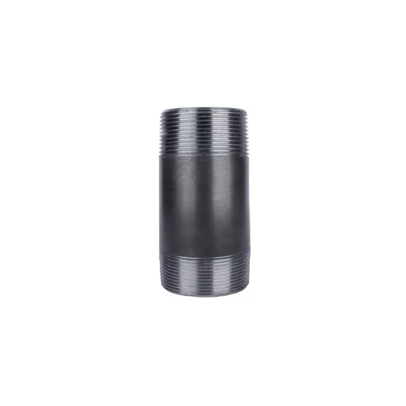 1 And 1/2 Inch By 5 Inch Black Steel Pipe Nipple