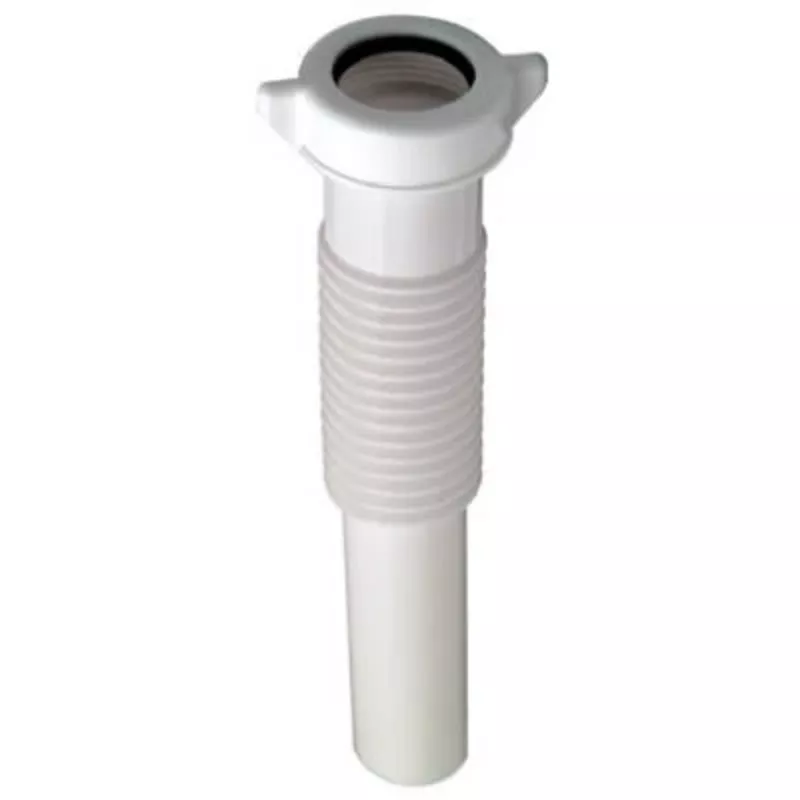 1 And 1/2 Inch Outer Diameter By 12 Inch Flexible Drain Extension Tube