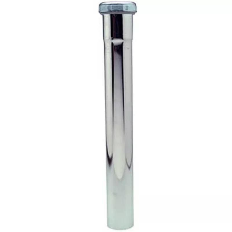1 And 1/2 Inch Outer Diameter Tube Slip Joint By 12 Inch Chrome Kitchen Drain Extension Tube