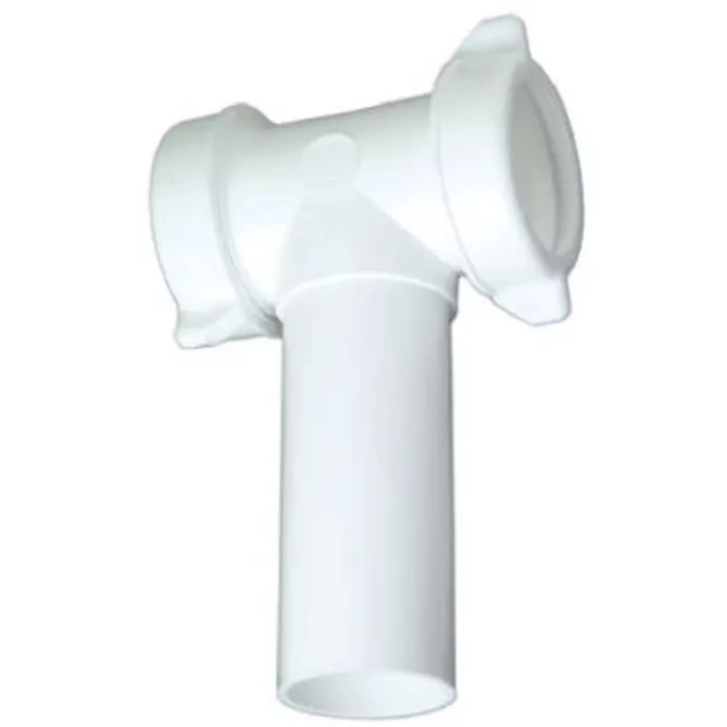 1 And 1 Quarter Inch Or 1 And 1 Half Inch Outer Diameter Tube Slip Joint By 1 And 1 Half Inch Outer Diameter Tube Drain Center Outlet Tee Tailpiece