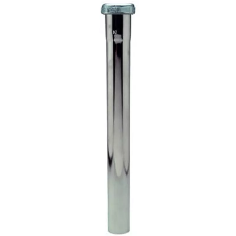 1 And 1 Quarter Inch Outer Diameter Tube Slip Joint By 12 Inch Chrome Lavatory Drain Extension Tube