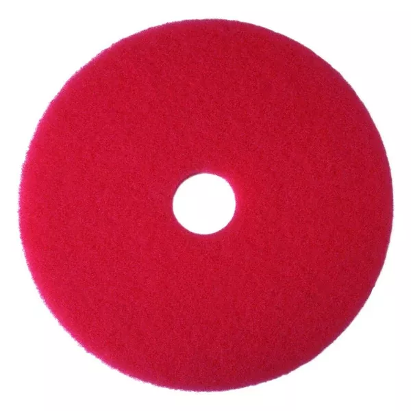 3M 08392 Buffer Floor Pad 5100, 17", Red