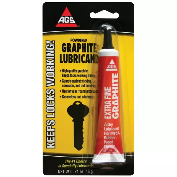 Ags MZ-2H Extra Fine Graphite Powdered Lubricant, 0.21 Oz