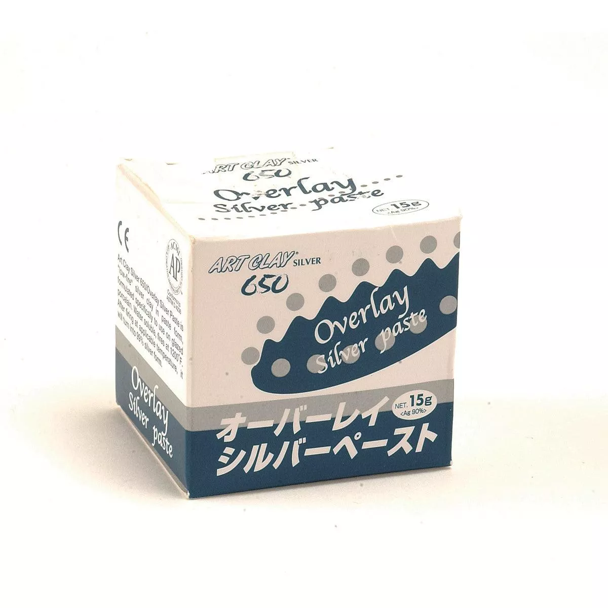 ArtClay Silver 650 Low Fire Overlay Paste 15 gram Jar