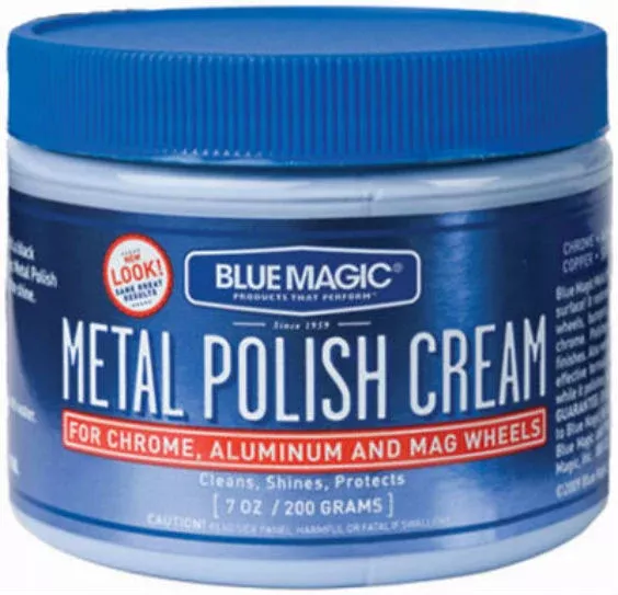 Blue Magic 400 Non-Abrasive Metal Polish Cream, 7 Oz