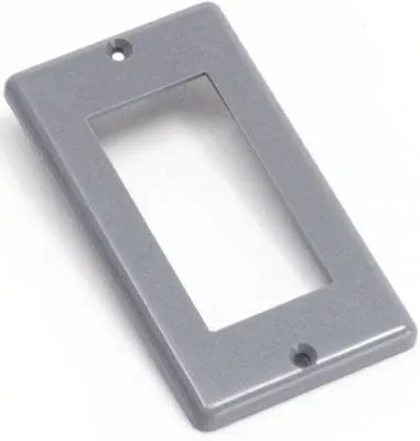 Carlon HB1GF PVC GFCI Handy Box Cover, Gray