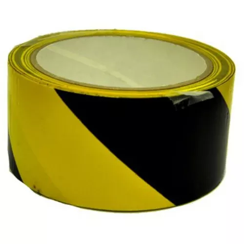 CH Hanson 15045 Striped Floor Tape, 2" x 54', Yellow/Black