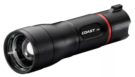 Coast TT8607CP Focus Beam G50 LED Flashlight, 355 Lumen, 620' Beam, 4.