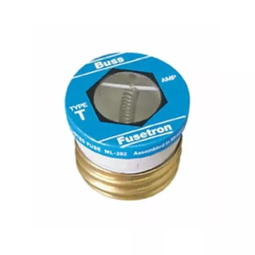 Cooper Bussmann BP/T-6-1/4 Type T Plug Fuse, 6-1/4 Amp