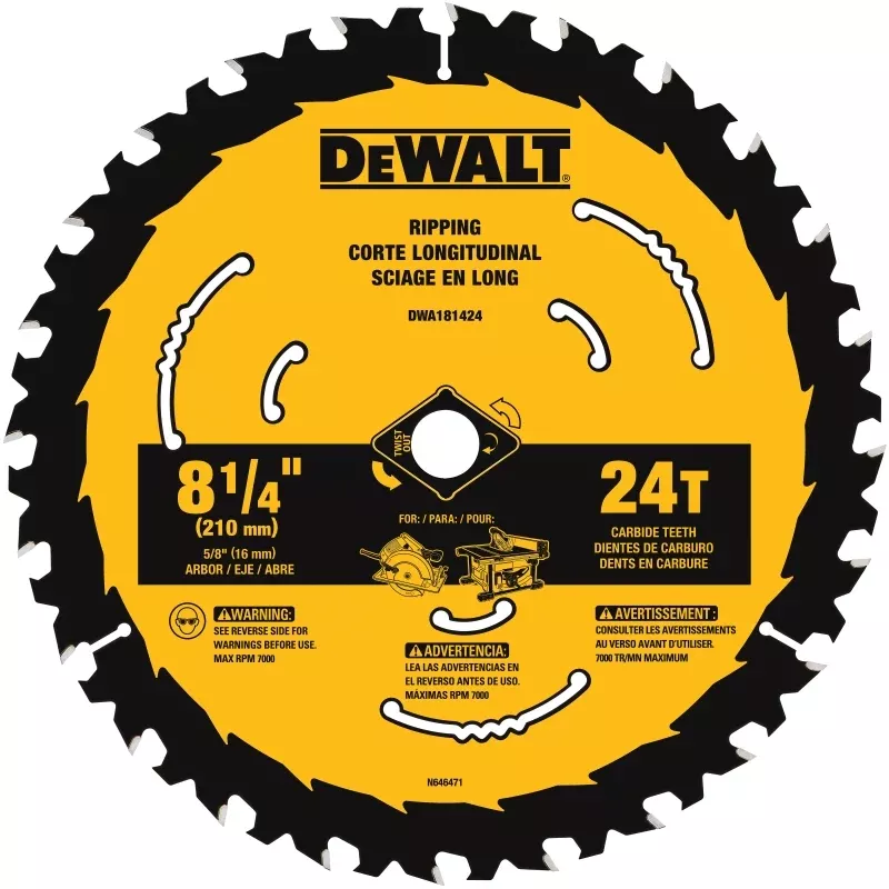 DWA281424 BLD SW CIR 24T 8-1/4
