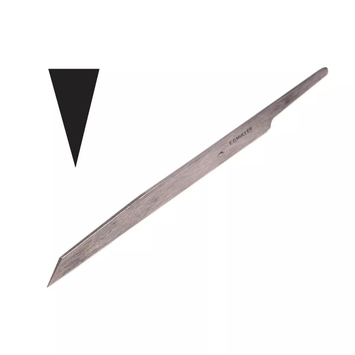 E. C. Muller Gravers Carbon Steel Knife Sizes 1-3