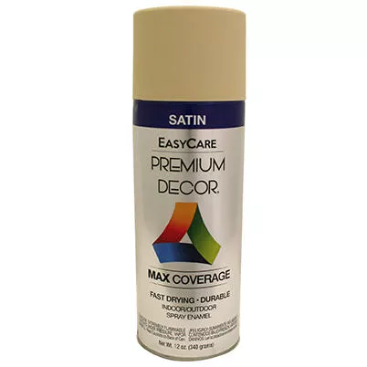 EasyCare Premium Decor Spray Paint Almond Satin 12 oz