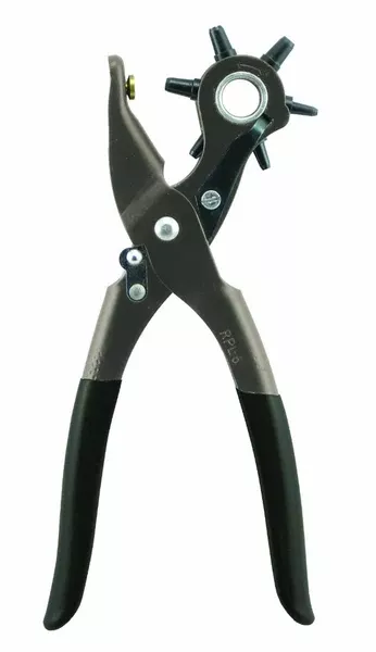 General Tools 72 Revolving Punch Plier, Convenient Spring Tension, Pla