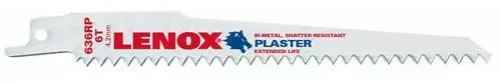 Lenox 20571S636RP Wood Cutting Bi-Metal Reciprocating Saw Blade, 6 TP