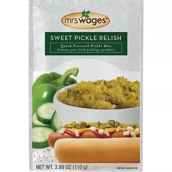 Mrs. Wages Sweet Pickle Relish Seasoning Mix 3.9 oz