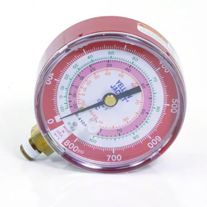 Outlet Yellow Jacket 49139 3-1/8&, red pressure, 0-800 psi, R22/404A/410A gauge (°C)– One-stop shop for professional tools and equipment.Pressure