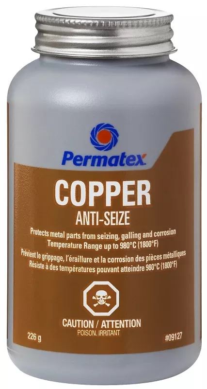 Permatex 09127 Anti-Seize Lubricant, 8 oz, Bottle, Paste