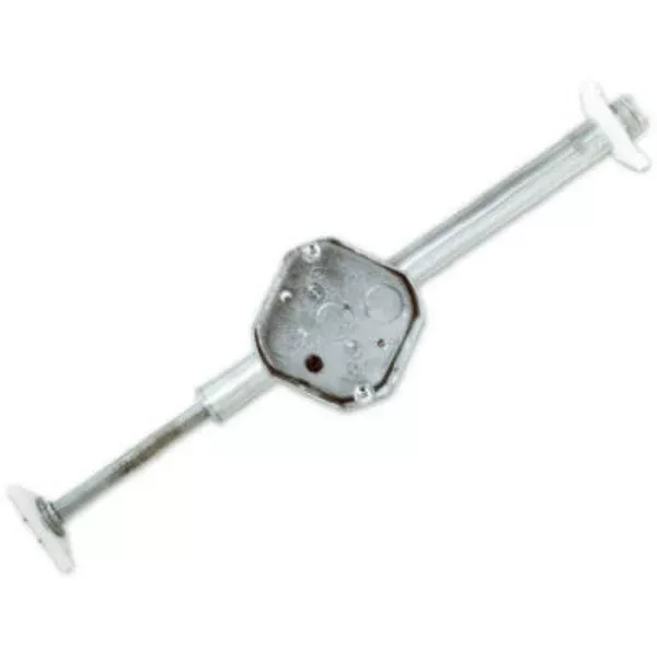 RACO 937 Retro-Brace With Octagon Box for Old Work, 16" - 24" Joist