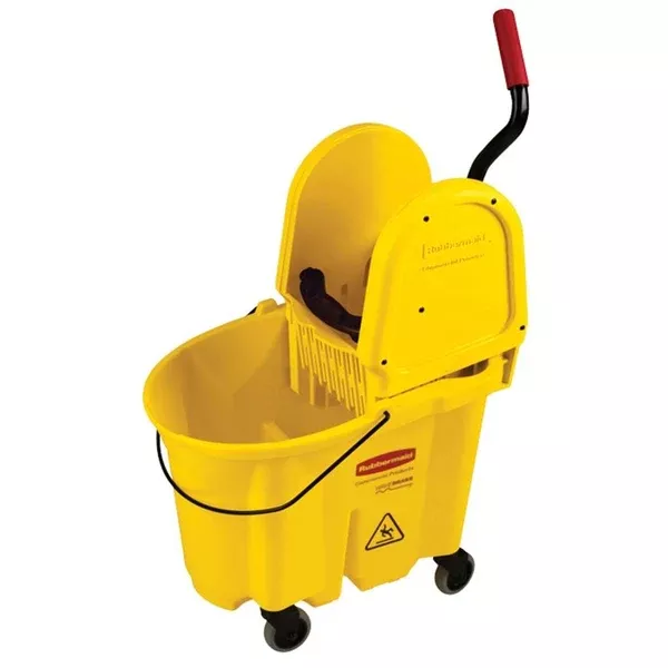 Rubbermaid Commercial 7577-88-YEL WaveBrake Down Press Combo, Yellow