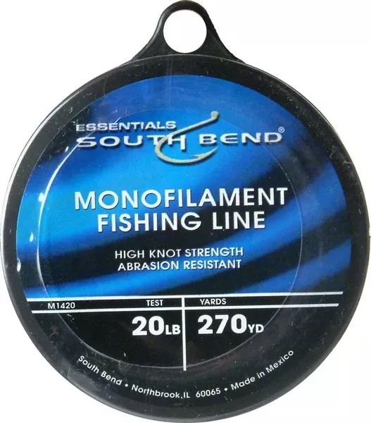 South Bend M1420 Monofilament Fishing Line, 20 Lbs Test, Clear, 270 Y