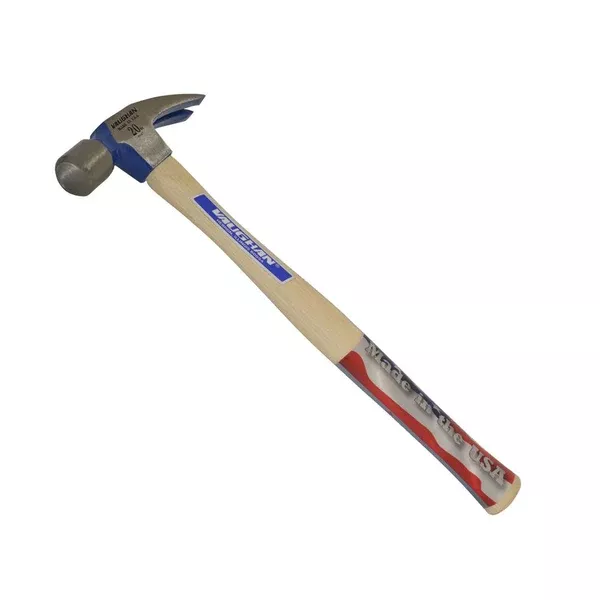 Vaughan 999L Smooth Face Rip Hammer with 16" White Hickory Handle, 20