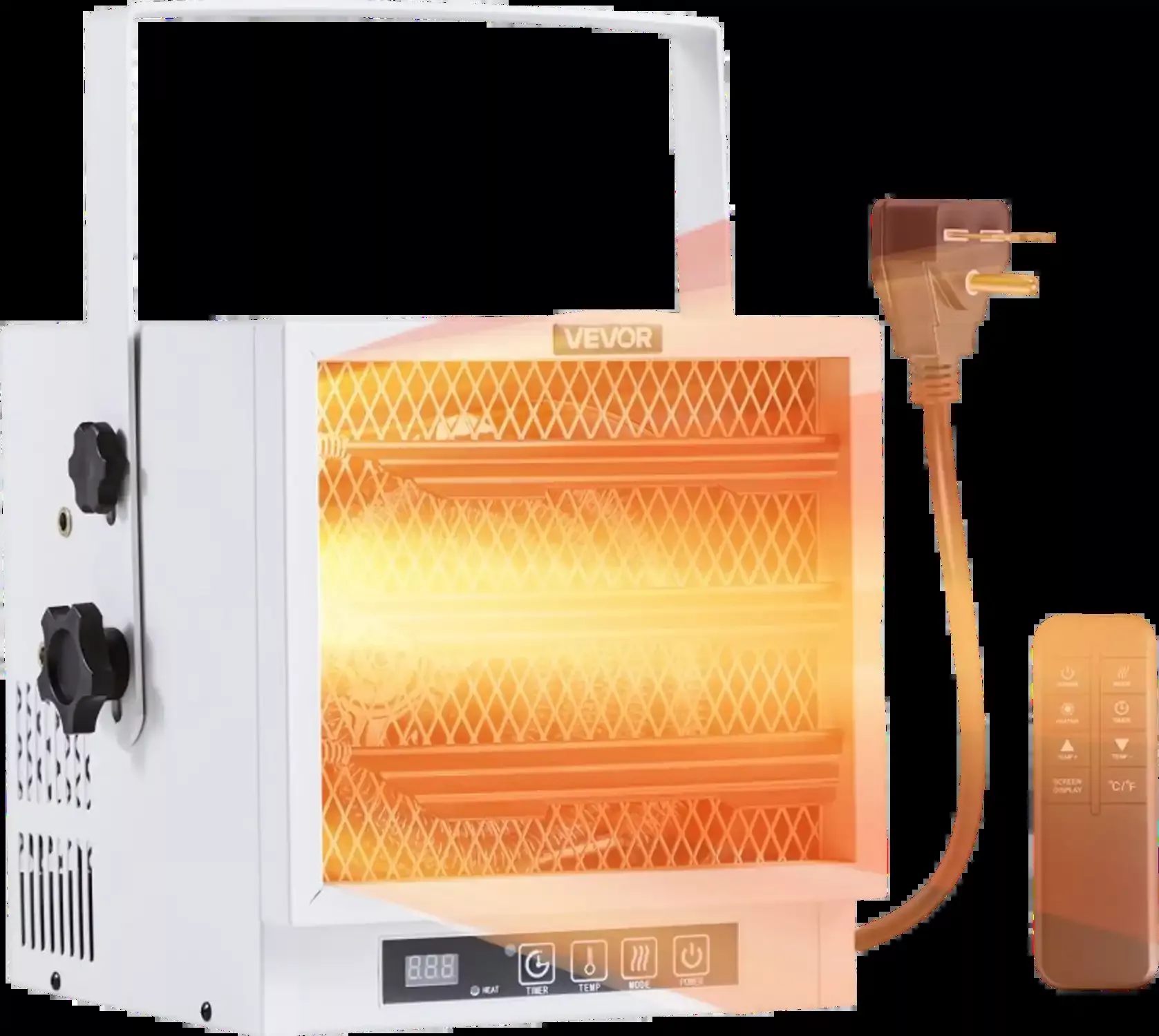 Vevor Electric Garage Heater 4800W Remote Control Ceiling Wall Mounted Workshop Heater New