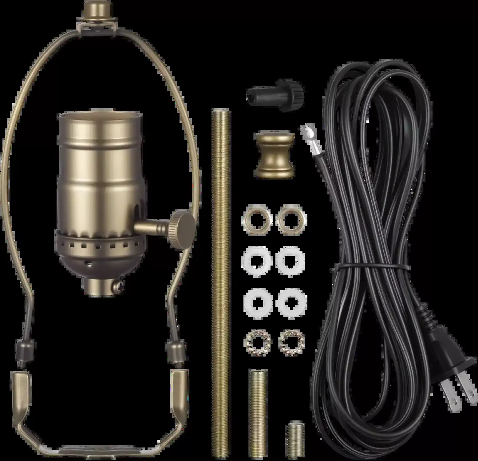 Vevor Lamp Rewire Kit E26 Socket with 12' Cord Antique Bronze New