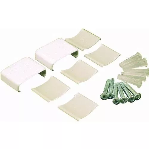 Wiremold NM9-10 Nonmetallic Raceway Coupler & Wireholder, Ivory, 7-Pa