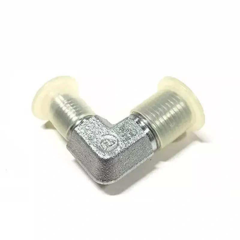 Yellow Jacket 16802 1/4& M. fl. x 1/4& NPT M. 90°, steel half union ammonia fittings